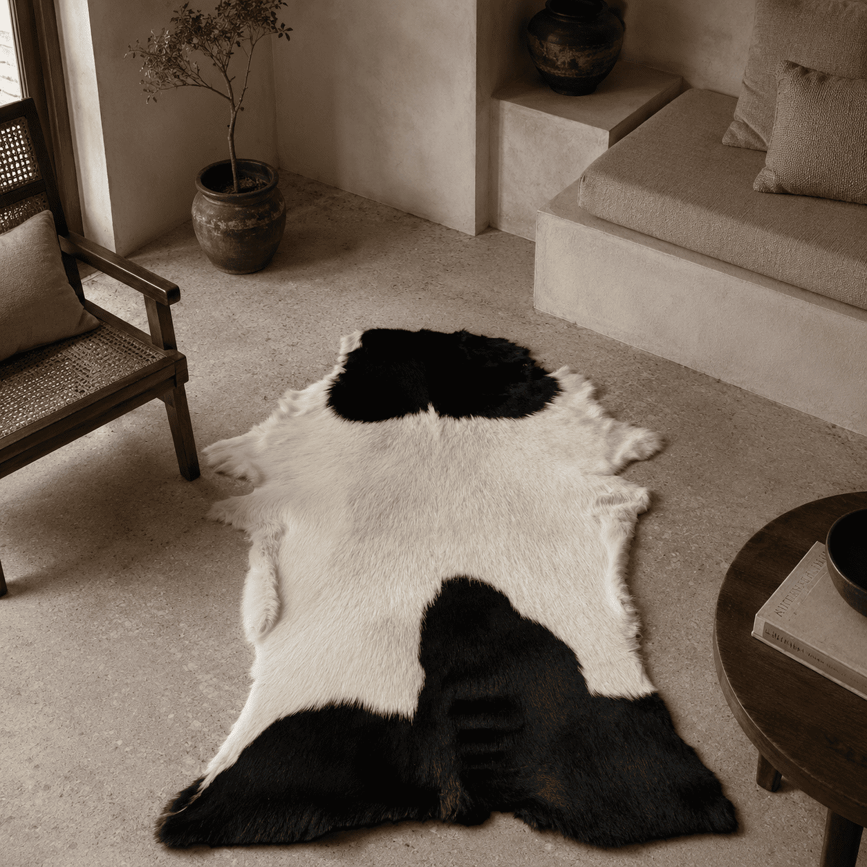 Goatskin Rug GR-156 42x27 INCH
