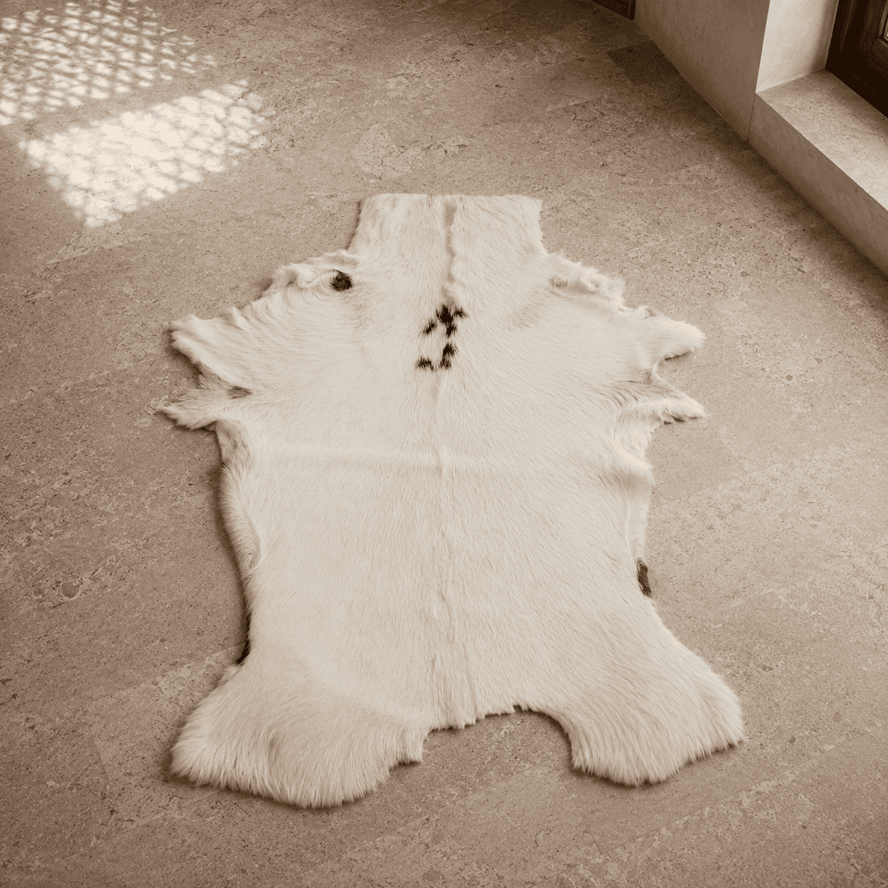 Goatskin Rug GR-158 39x28 INCH
