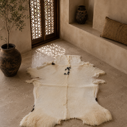 Goatskin Rug GR-158 39x28 INCH