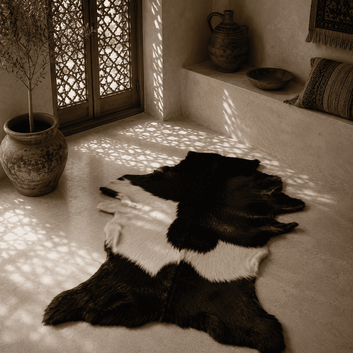 Goatskin Rug GR-163 40x28 INCH