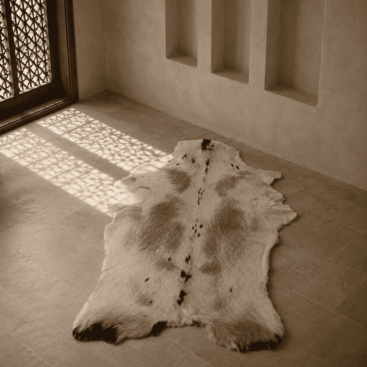 Goatskin Rug GR-166 37x27 INCH