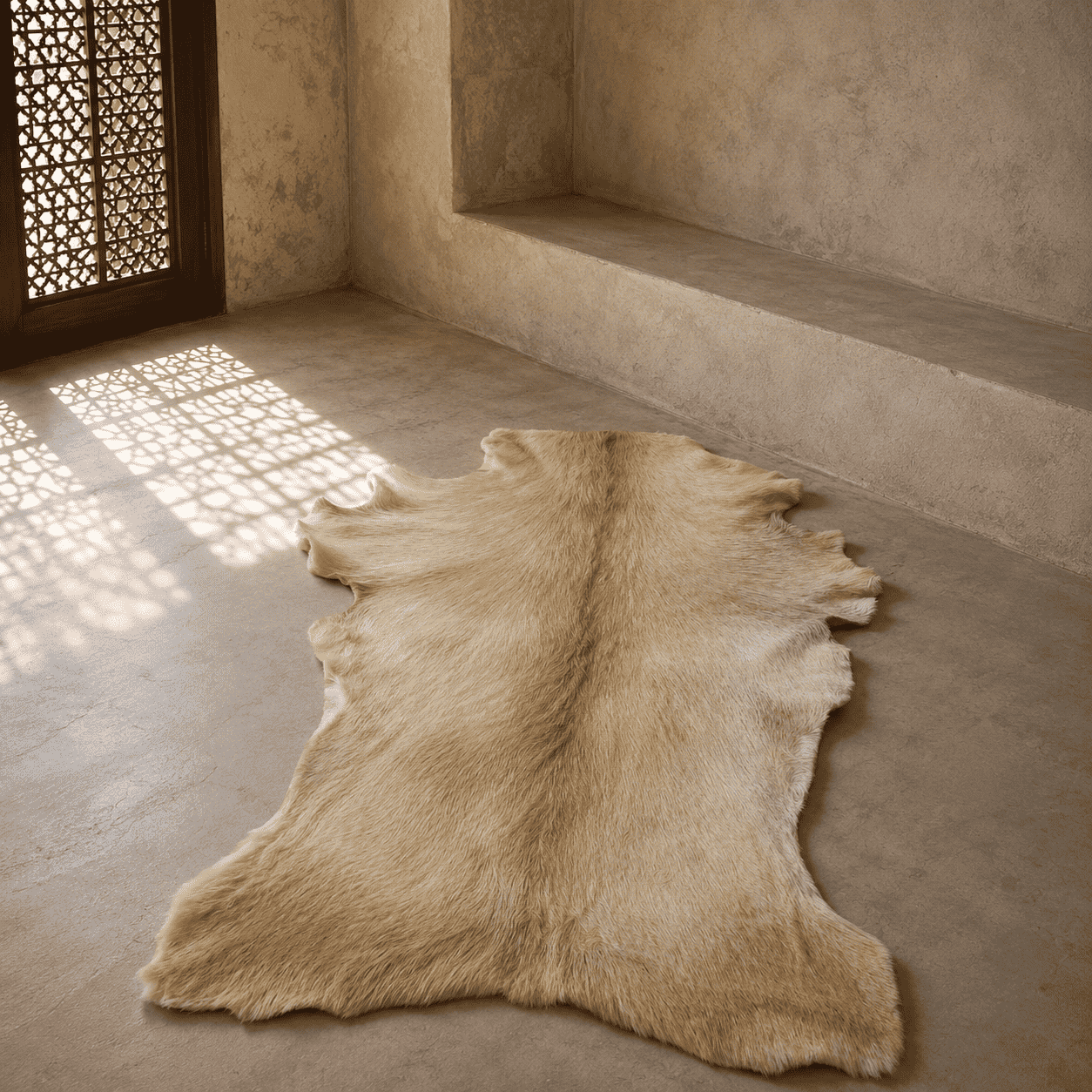Goatskin Rug GR-167 36x24 INCH