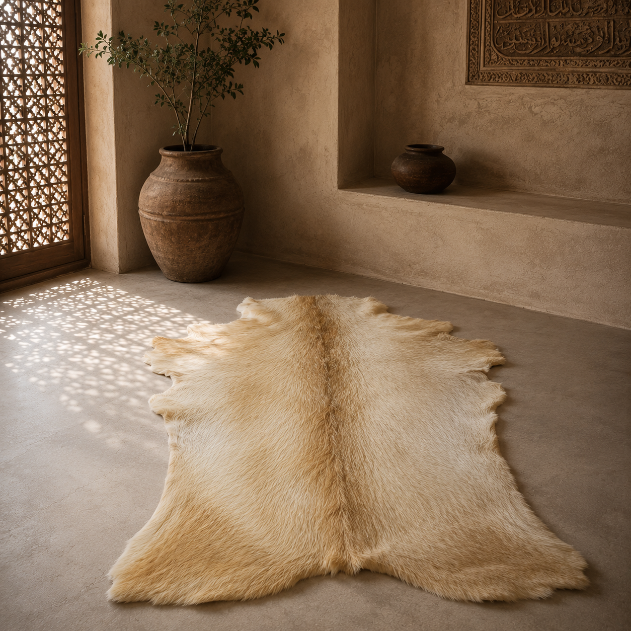 Goatskin Rug GR-167 36x24 INCH