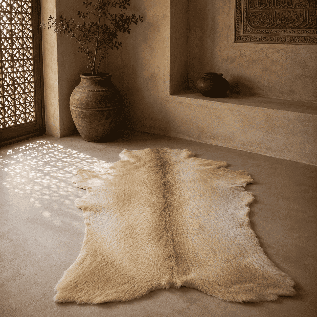 Goatskin Rug GR-167 36x24 INCH