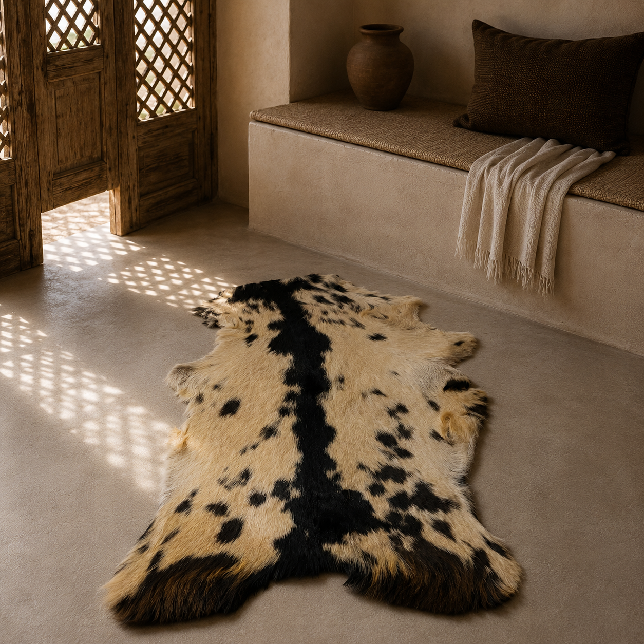 Goatskin Rug GR-172 45x25 INCH