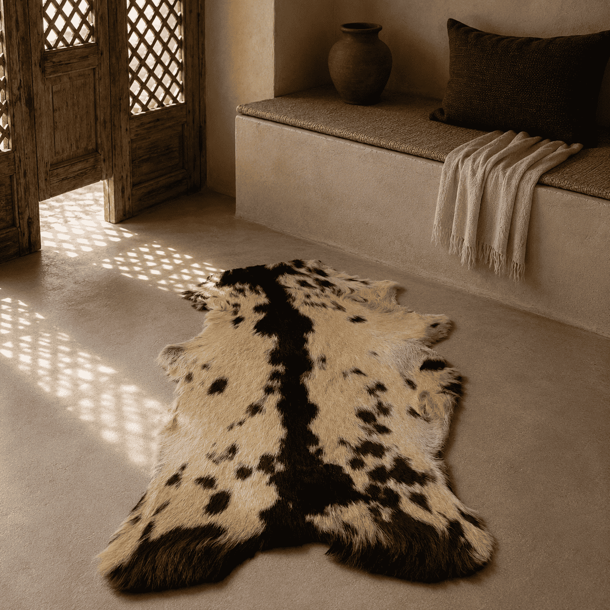 Goatskin Rug GR-172 45x25 INCH