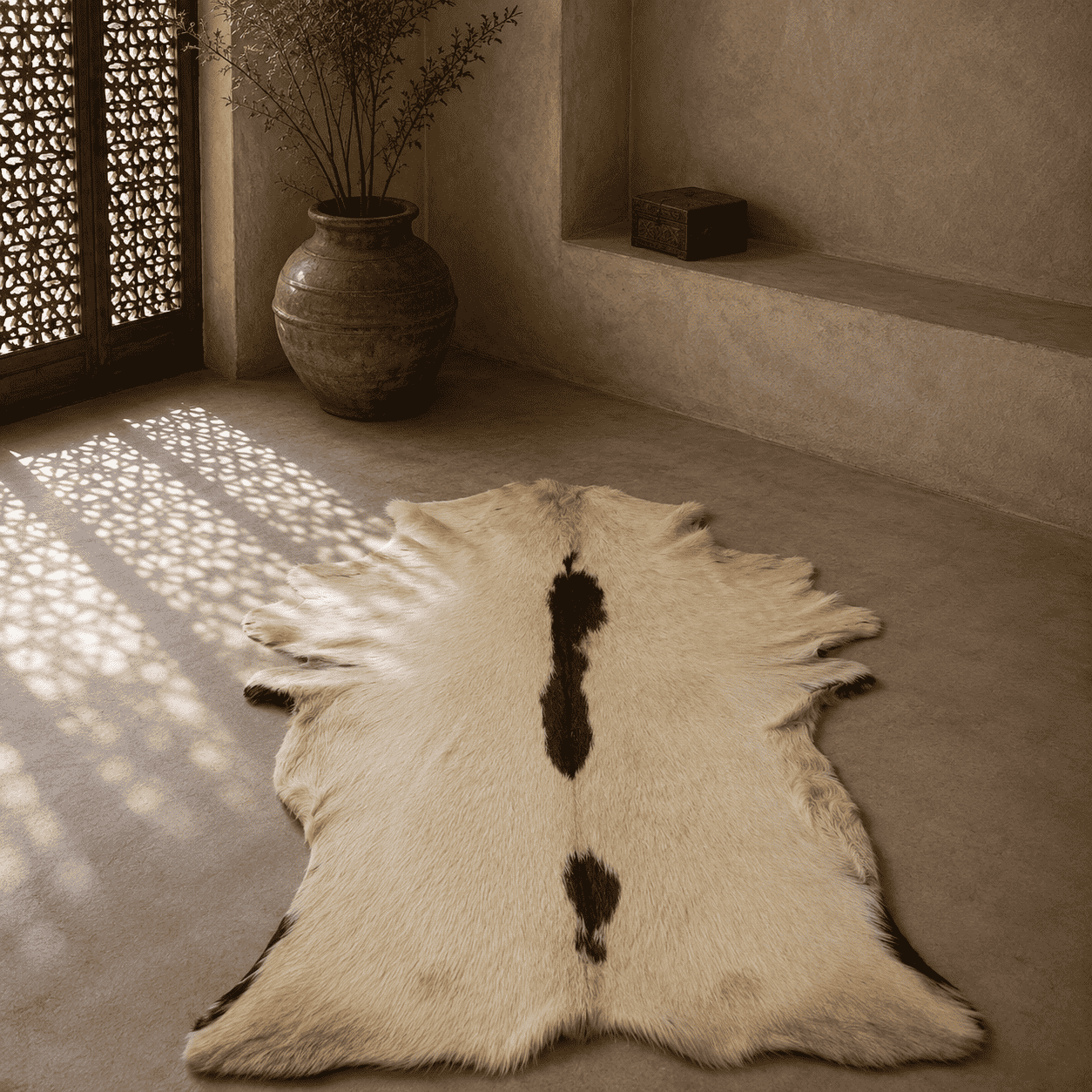 Goatskin Rug GR-173 43x28 INCH