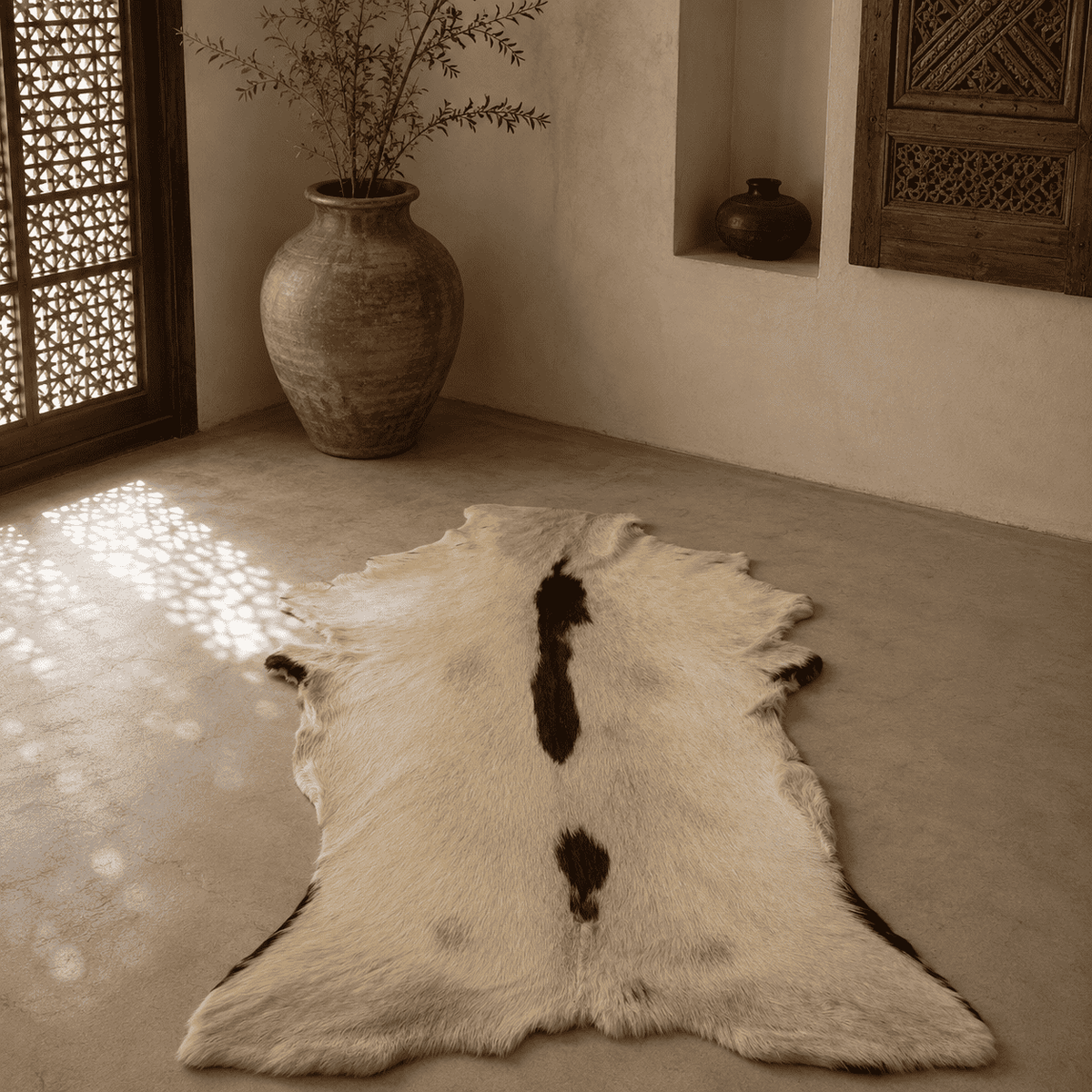 Goatskin Rug GR-173 43x28 INCH