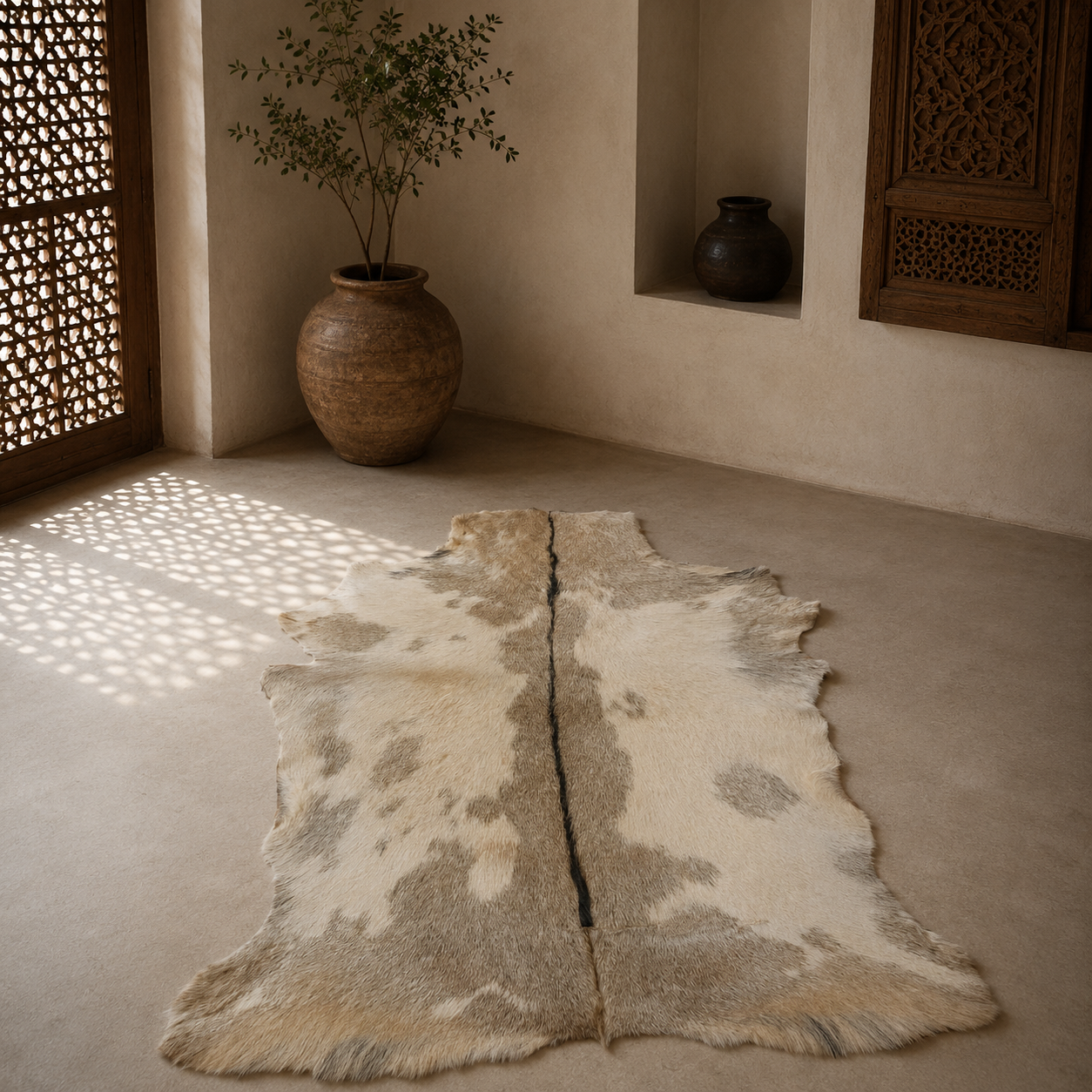 Goatskin Rug GR-174 41x28 INCH