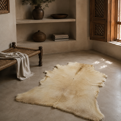 Goatskin Rug GR-176 43x28 INCH