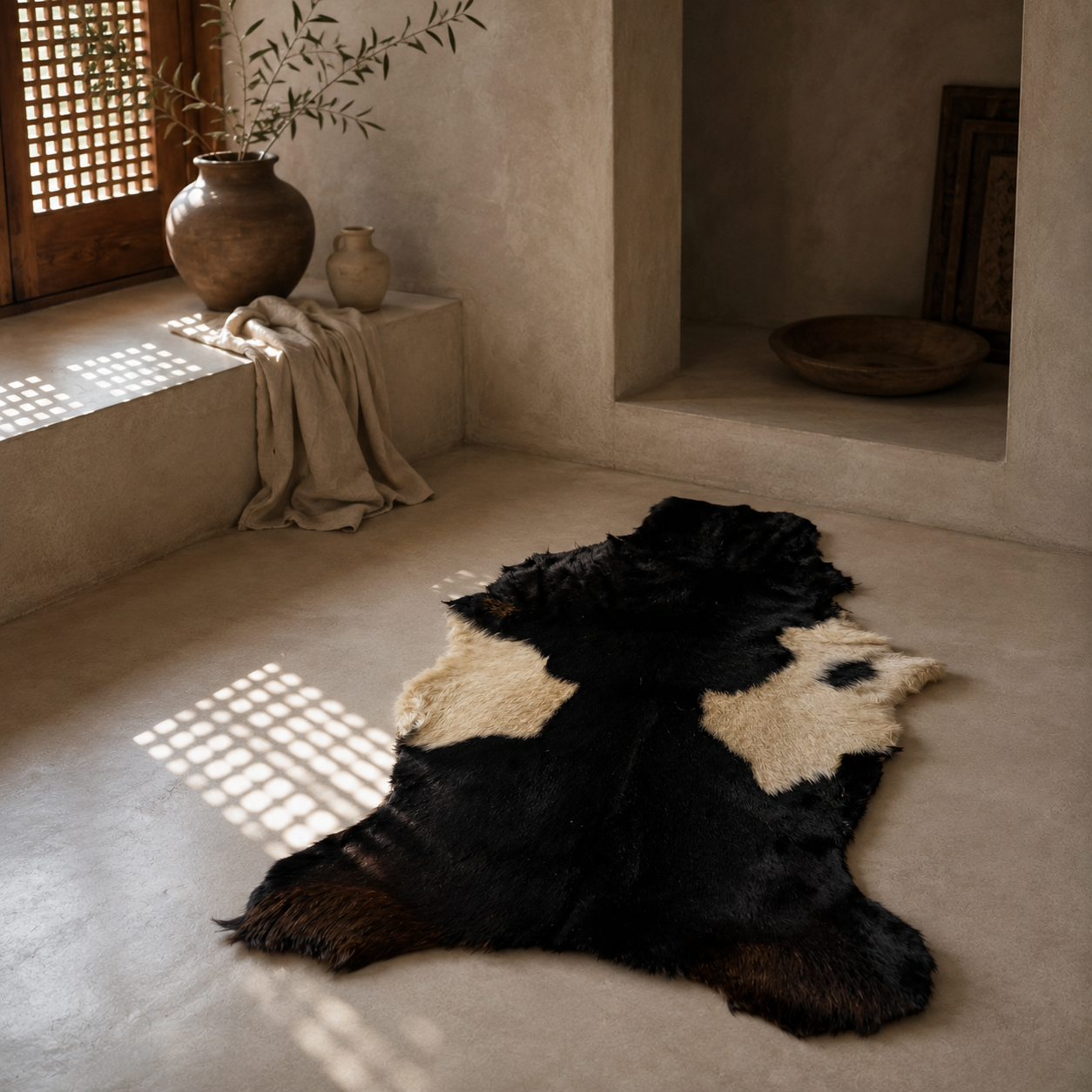 Goatskin Rug GR-178 41x26 INCH