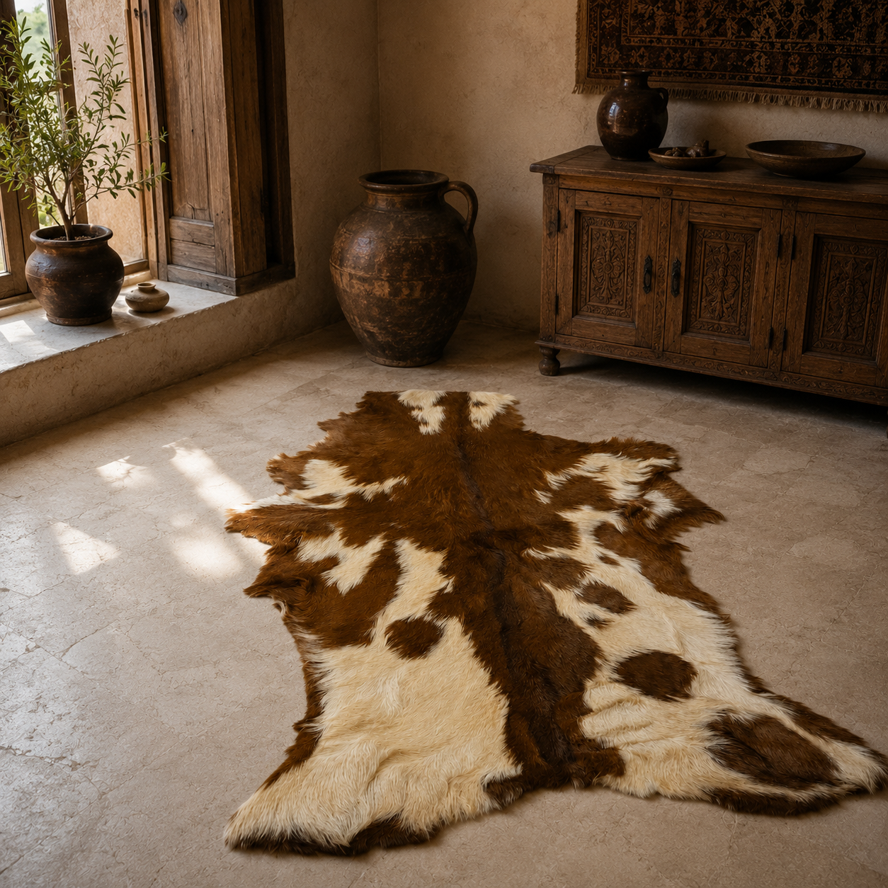 Goatskin Rug GR-181 36x26 INCH
