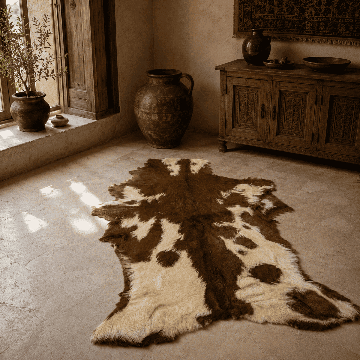 Goatskin Rug GR-181 36x26 INCH