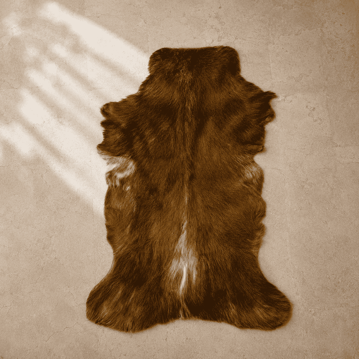 Goatskin Rug GR-183 45x27 INCH