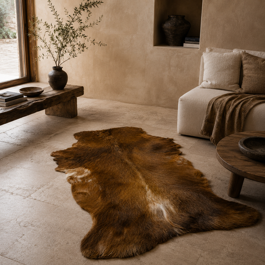 Goatskin Rug GR-183 45x27 INCH