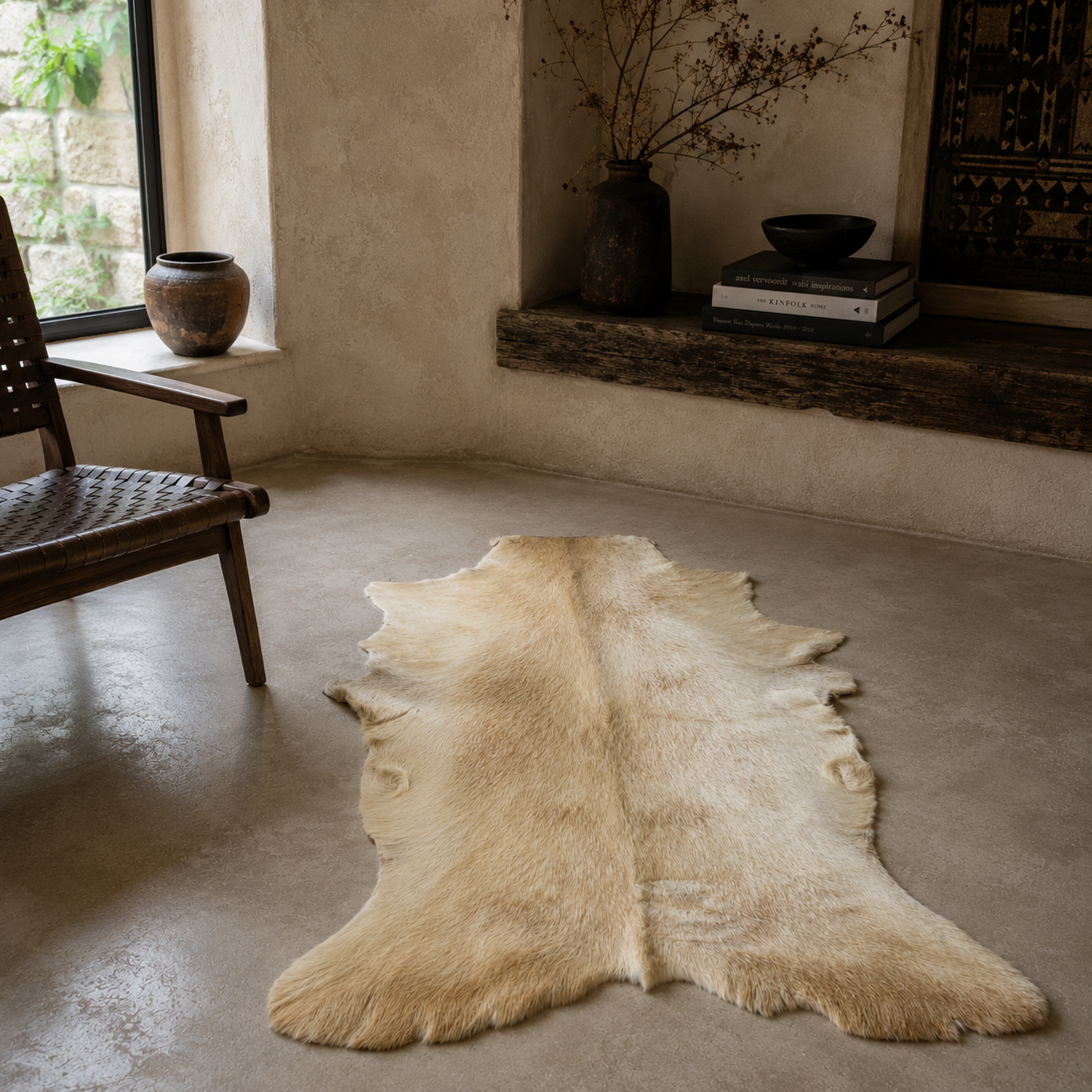 Goatskin Rug GR-186 42x26 INCH