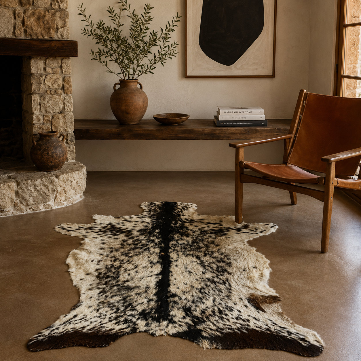 Goatskin Rug GR-188 42x32 INCH