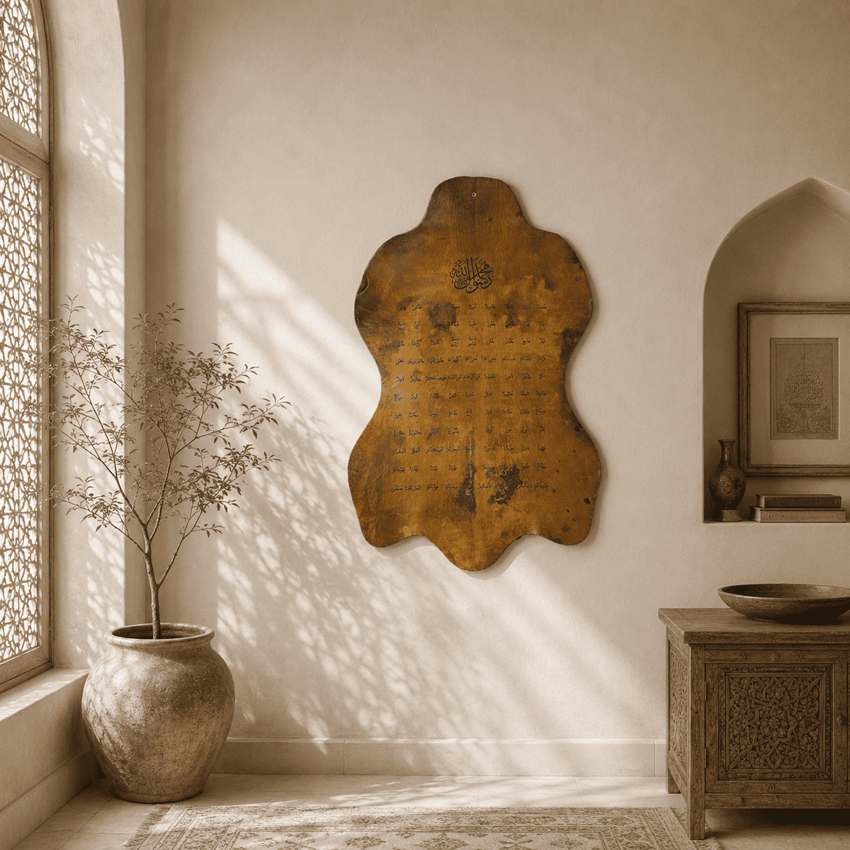 Leather Calligraphy KB124
