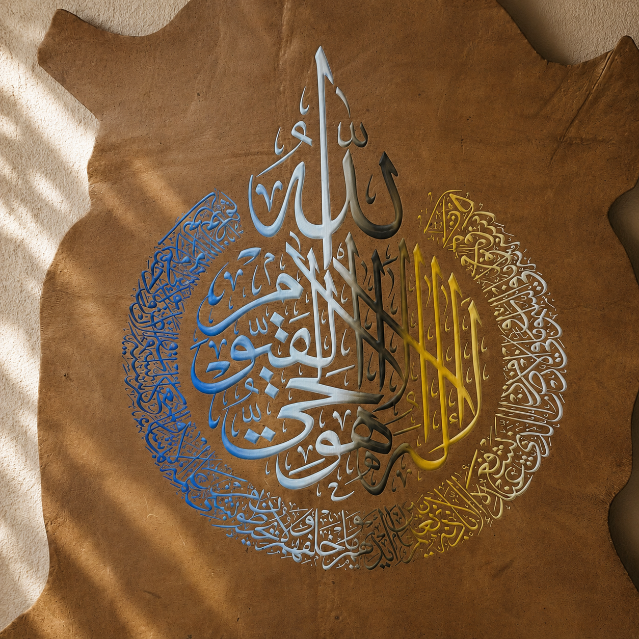 Leather Calligraphy KB252