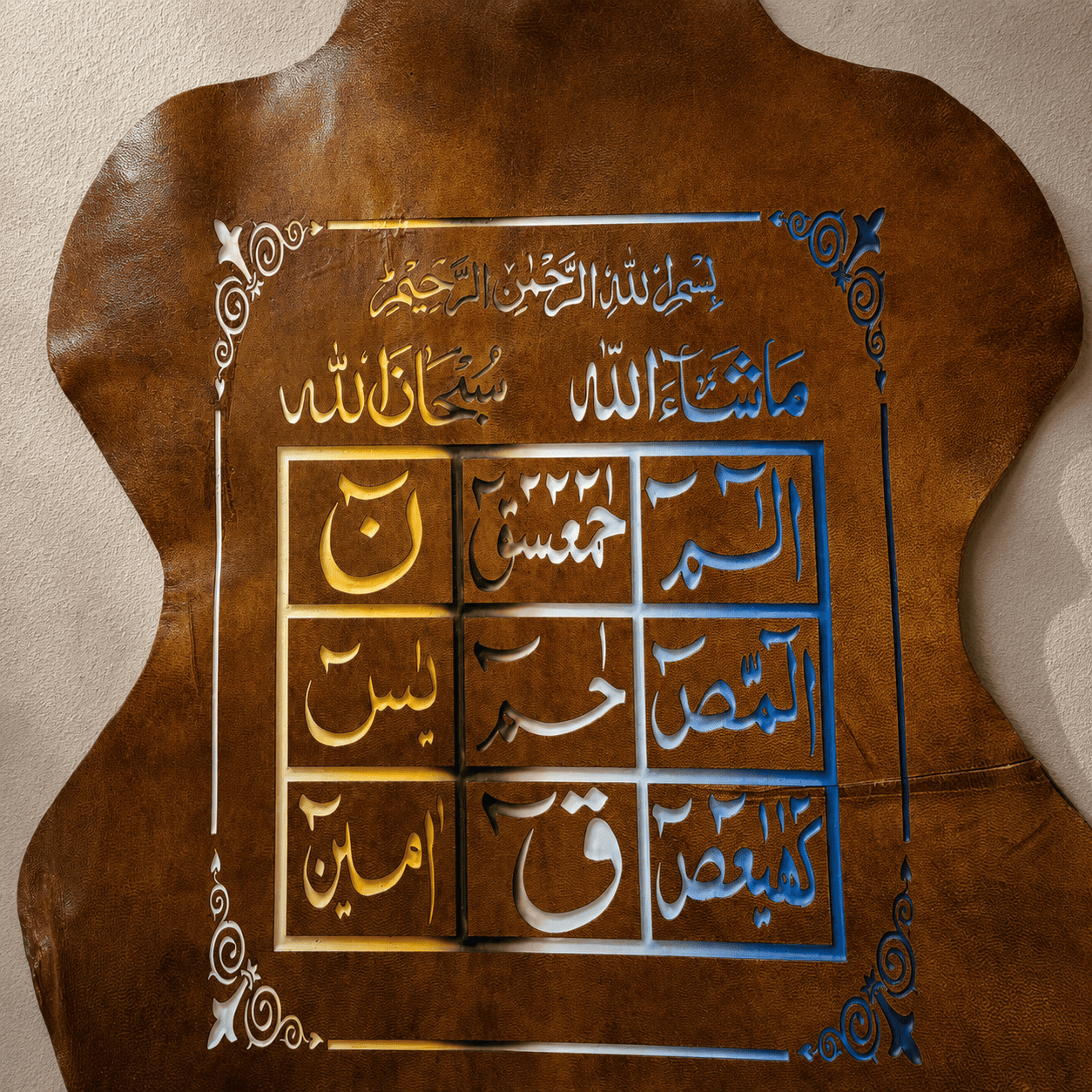 Leather Calligraphy KS122