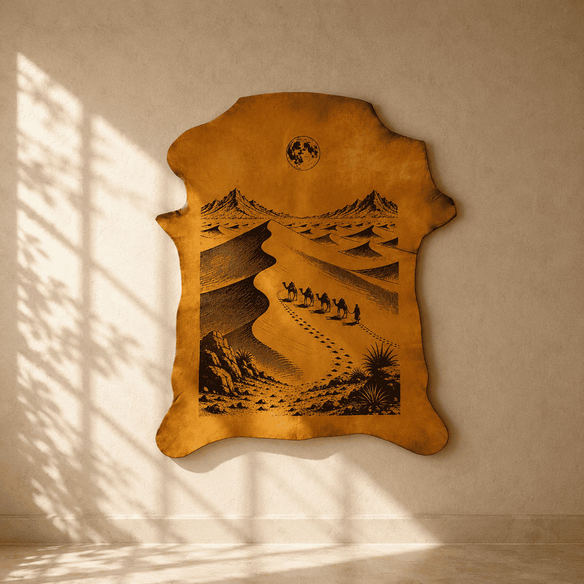 LA-112 The Desert Caravan 32x24 INCH