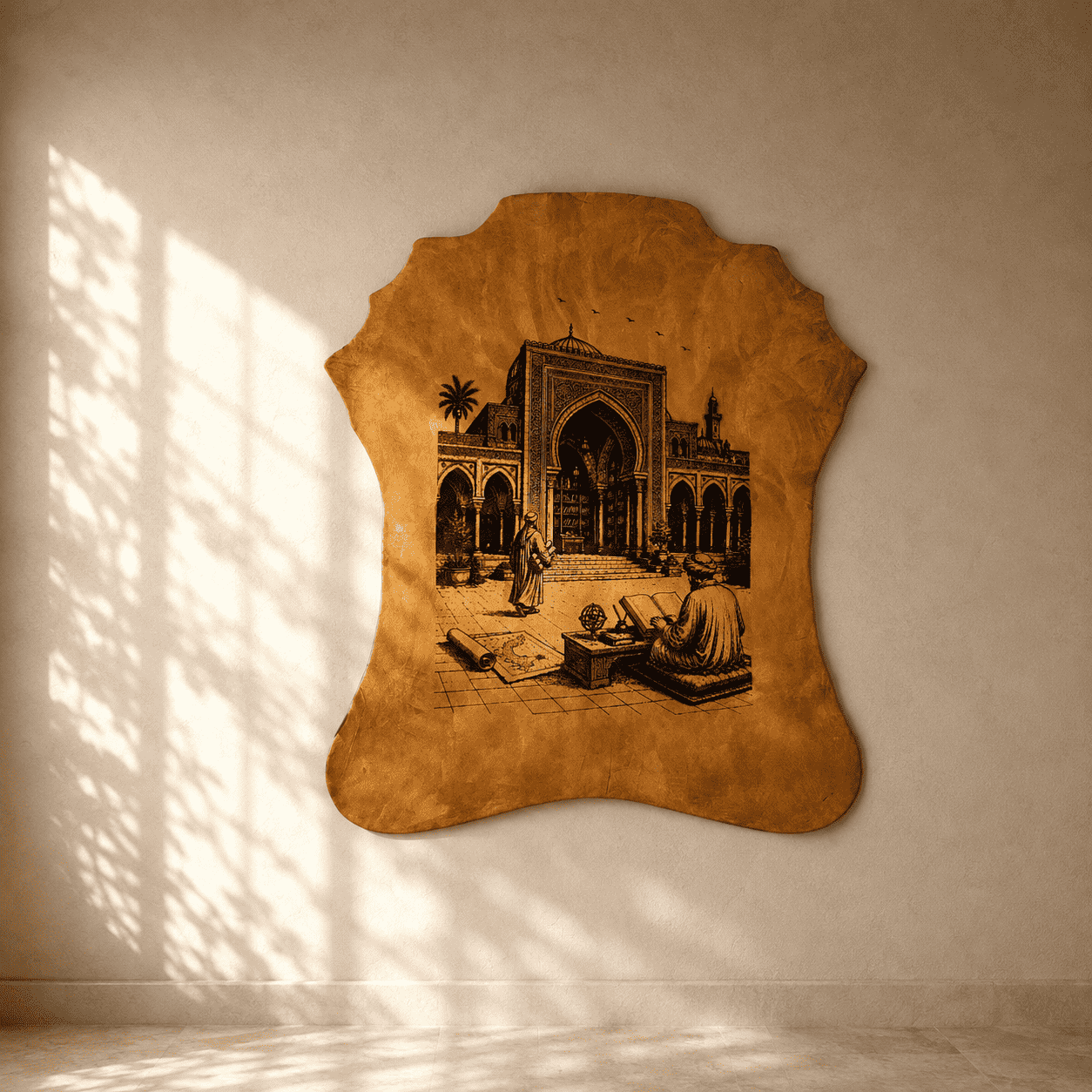 LA-124 The House of Wisdom 32x24 INCH