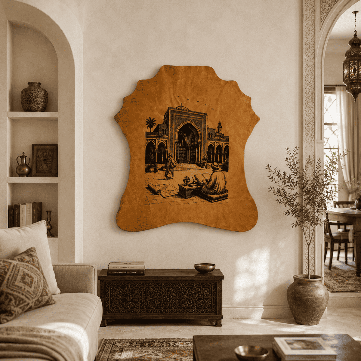 LA-124 The House of Wisdom 32x24 INCH