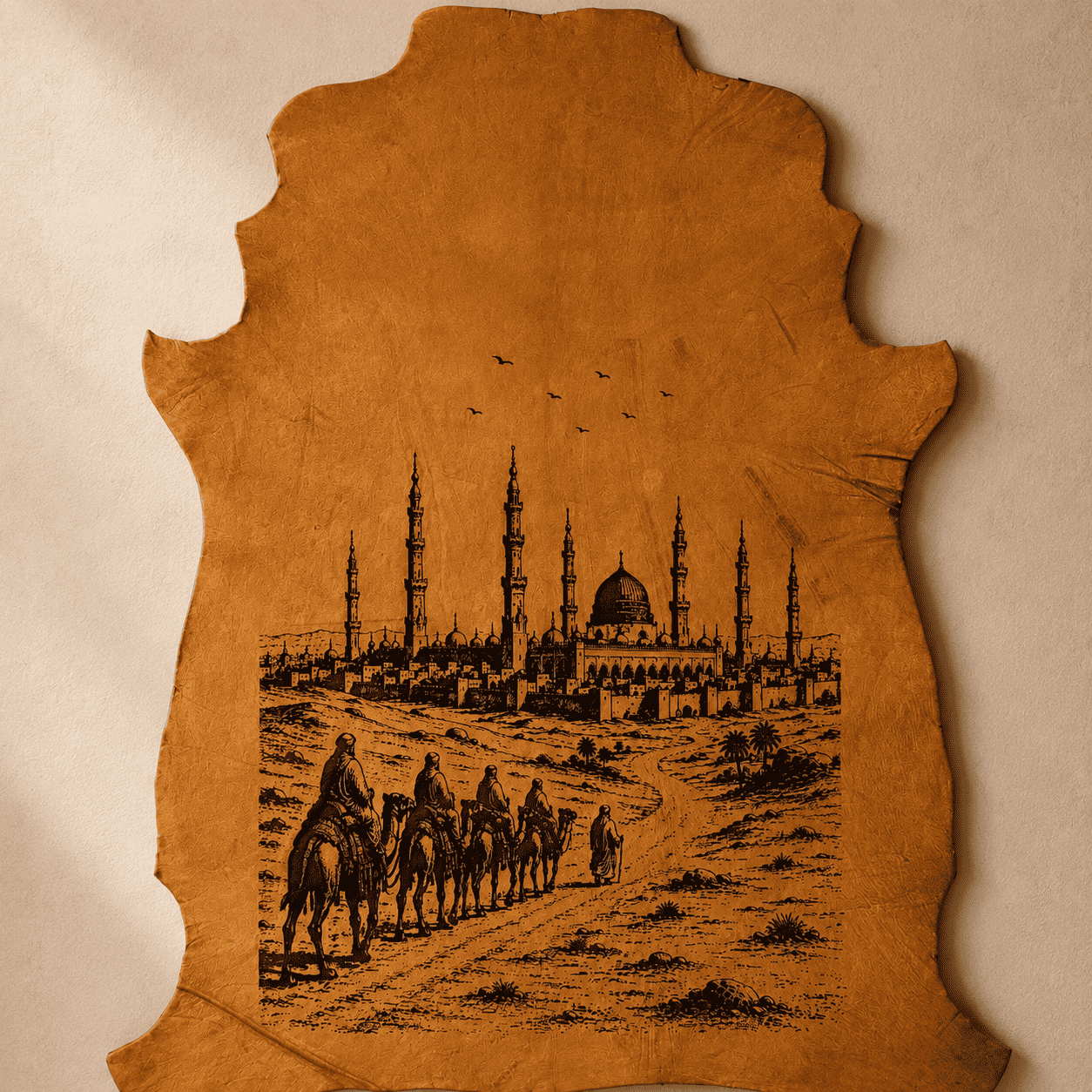 LA-129 The Journey to Madinah 32x24 INCH