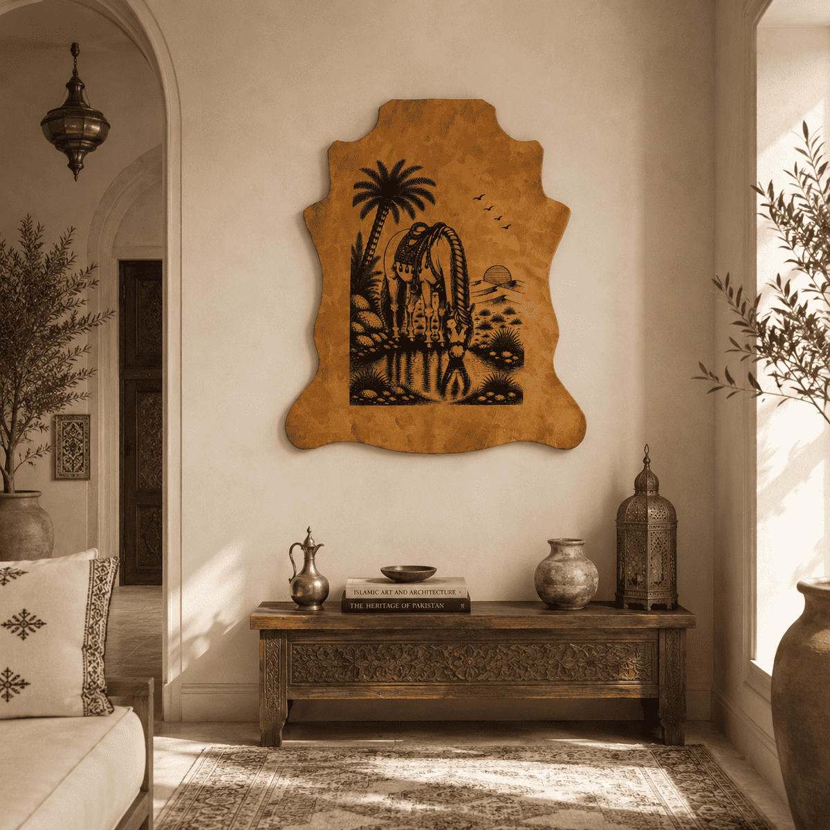 LA-131 The Desert Stallion 32x24 INCH