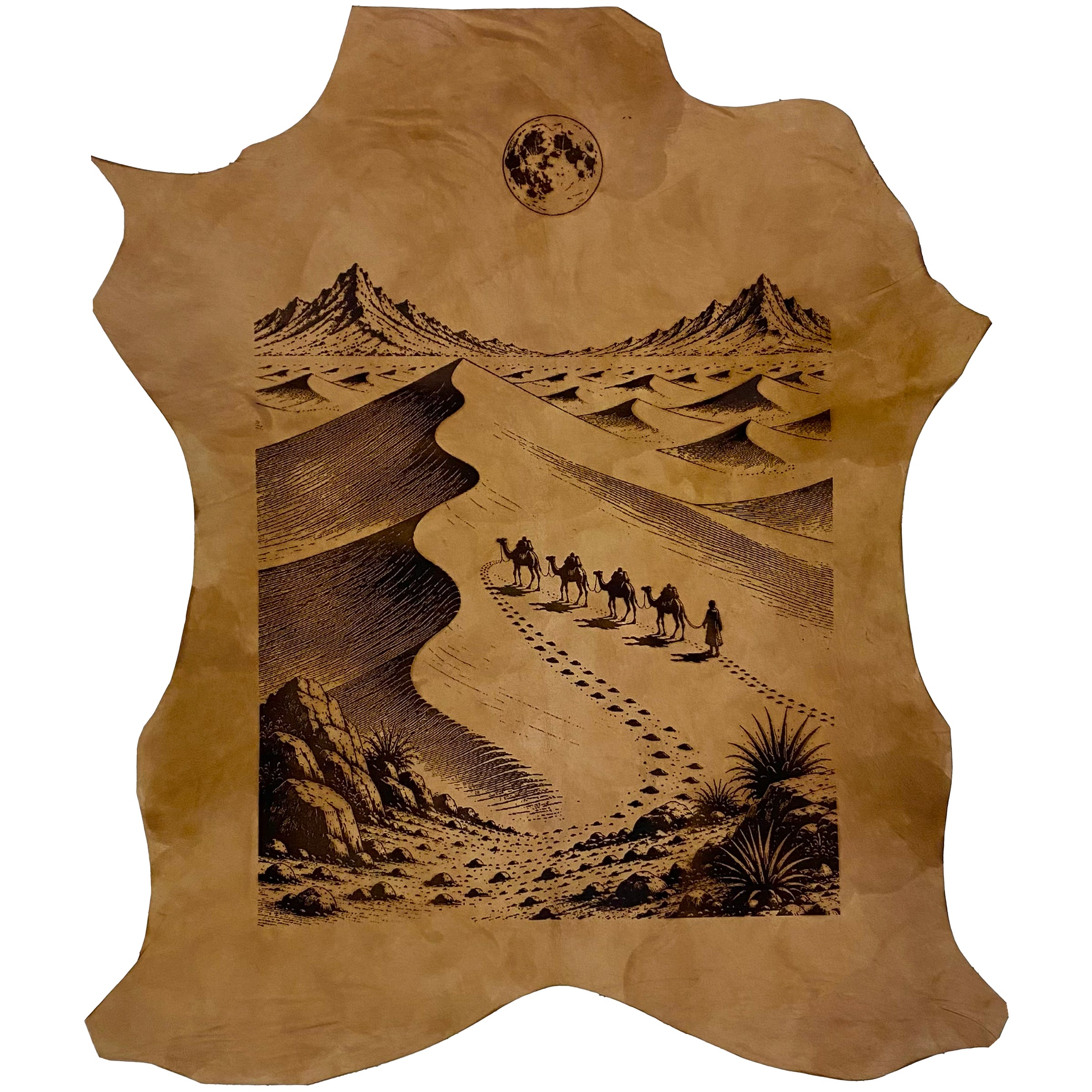 LA-112 The Desert Caravan 32x24 INCH