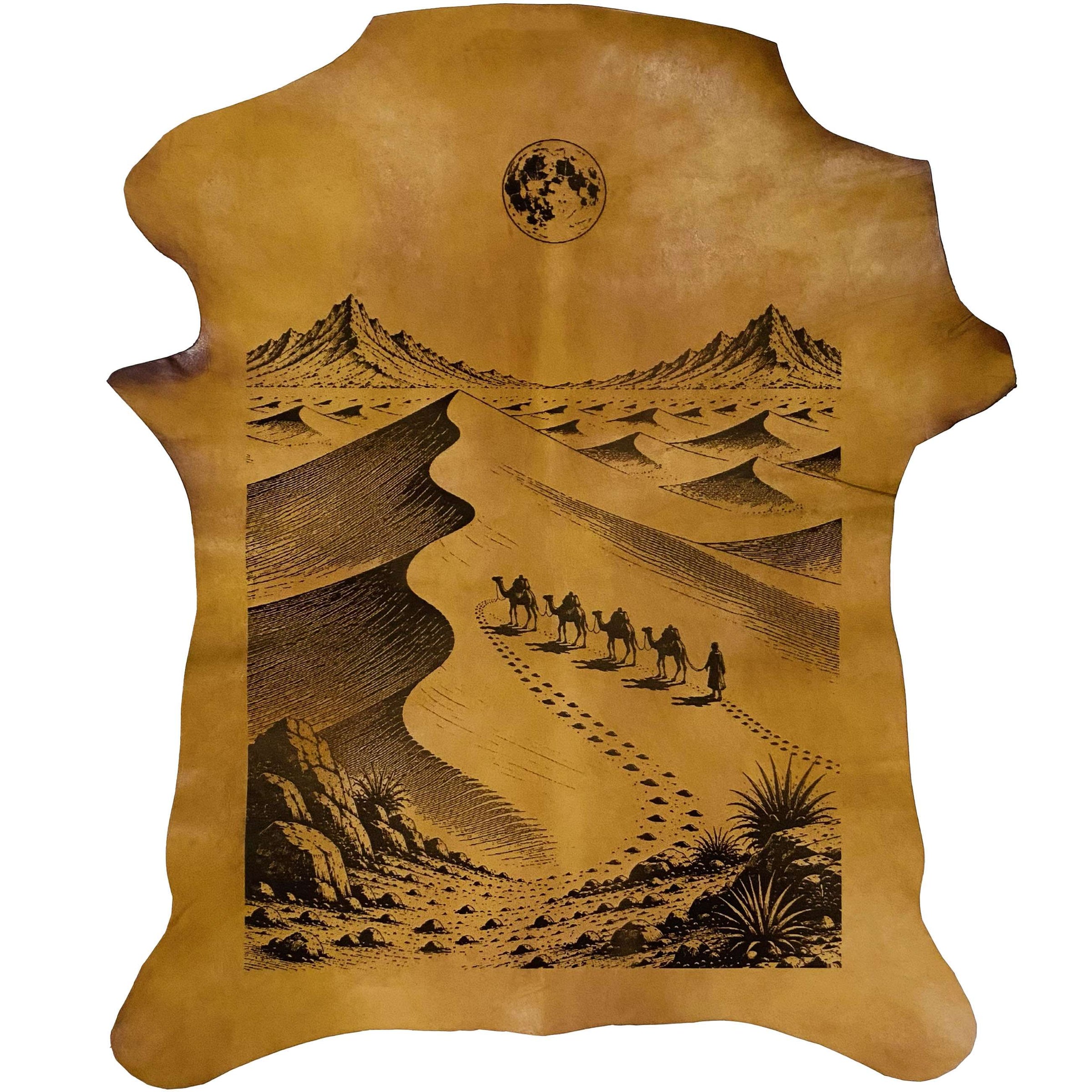 LA-112 The Desert Caravan 32x24 INCH