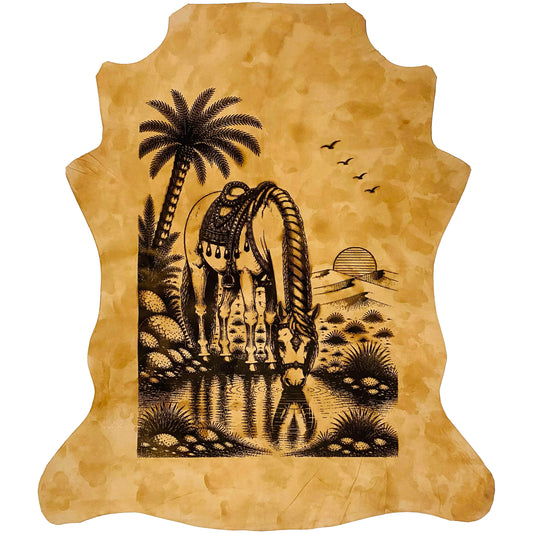 LA-131 The Desert Stallion 32x24 INCH