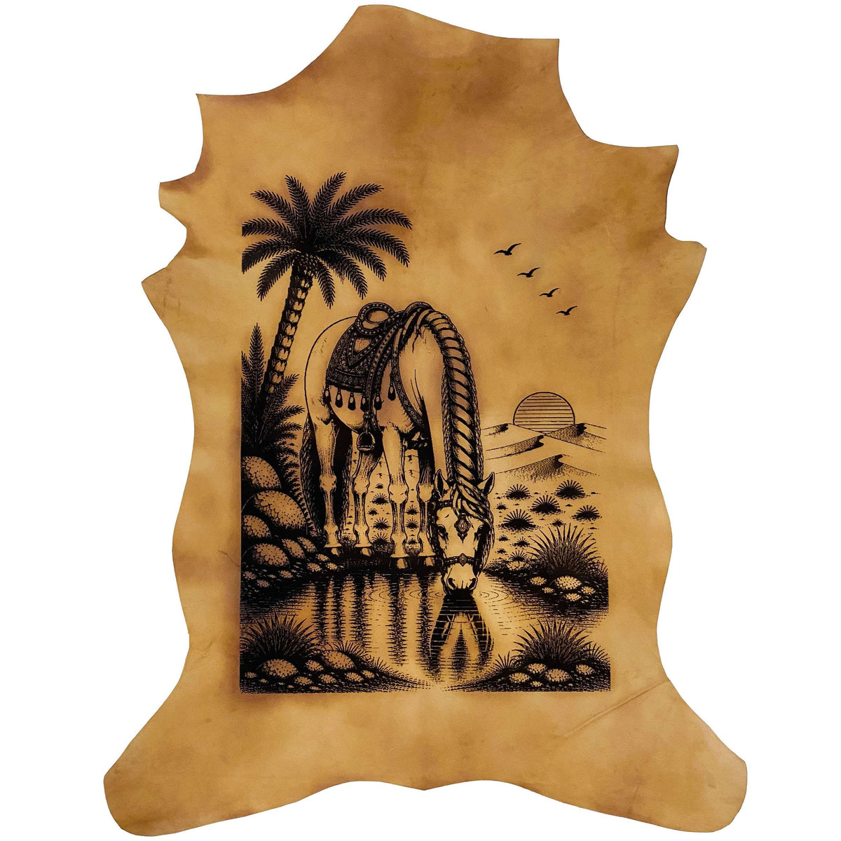 LA-131 The Desert Stallion 32x24 INCH