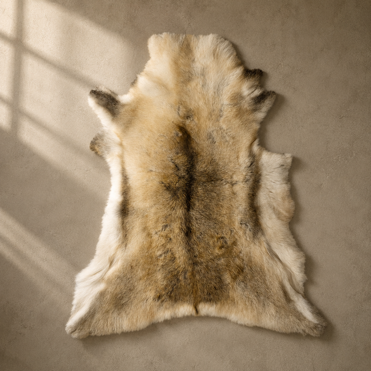 Reindeer Hide Rug RR-102 48x44 INCH