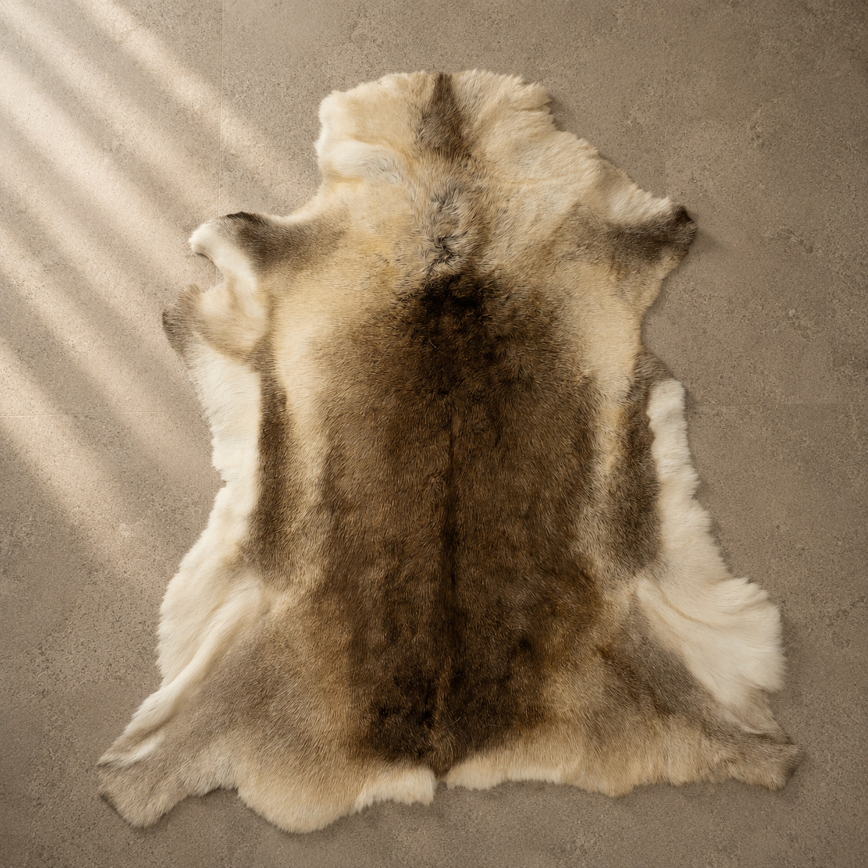 Reindeer Hide Rug RR-104 49x41 INCH