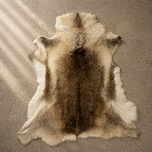 Reindeer Hide Rug RR-104 49x41 INCH