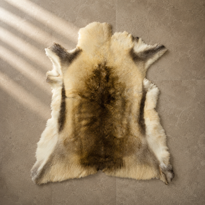 Reindeer Hide Rug RR-105 47x43 INCH