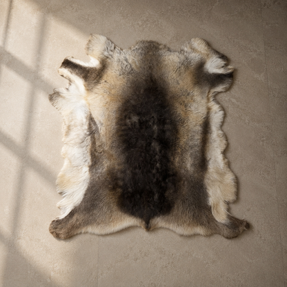 Reindeer Hide Rug RR-107 40X43 INCH