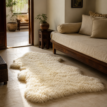 SHEEP SKIN RUG SR-101 35x23 INCH