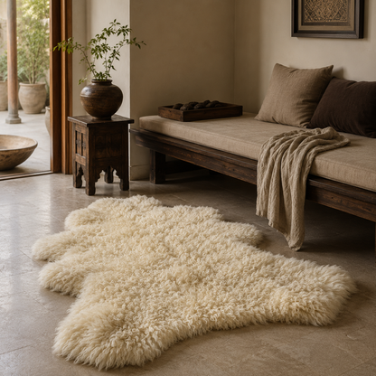 SHEEP SKIN RUG SR-102 36x28 INCH
