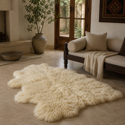 SHEEP SKIN RUG SR-103-6 sq.ft