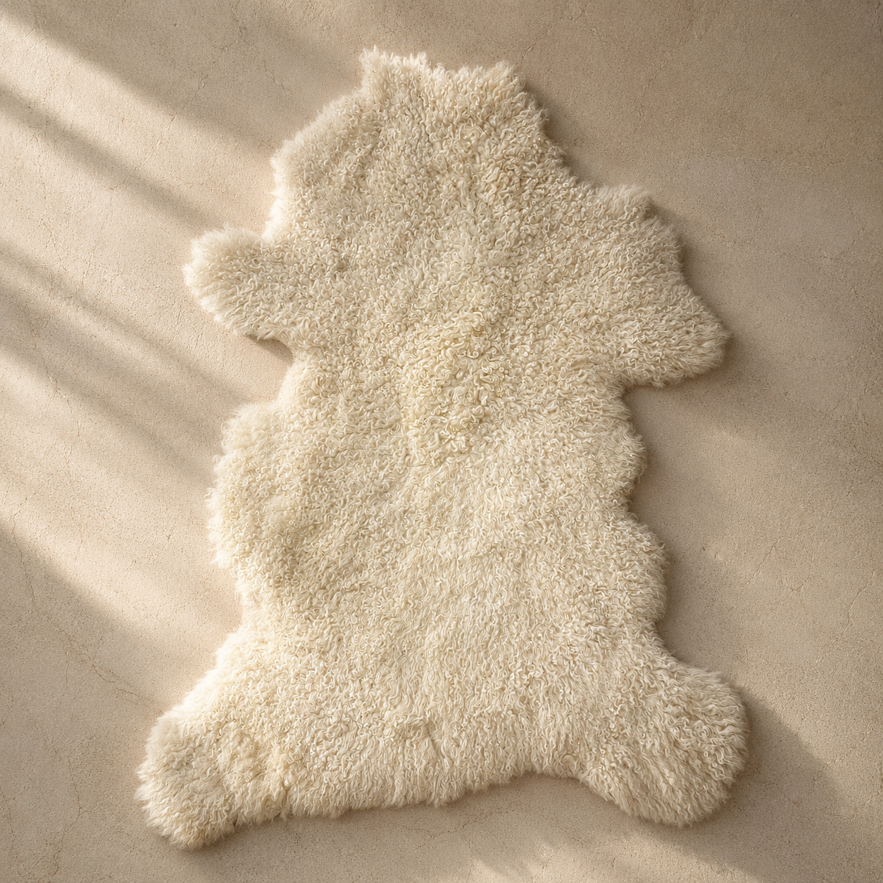 SHEEP SKIN RUG SR-104 38x28 INCH