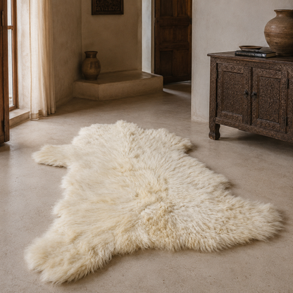SHEEP SKIN RUG SR-105 36x27 INCH