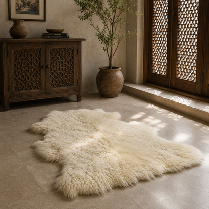 SHEEP SKIN RUG SR-107-6 sq.ft