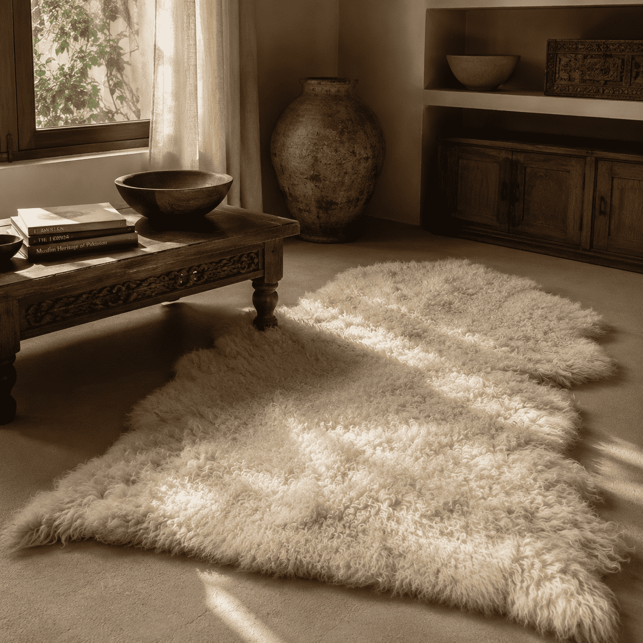 SHEEP SKIN RUG SR-111 35x26 INCH