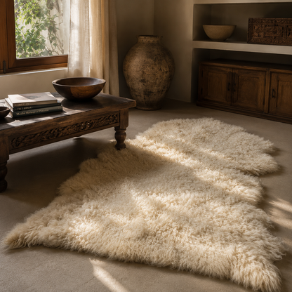 SHEEP SKIN RUG SR-111 35x26 INCH