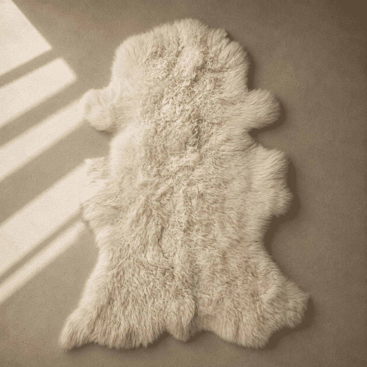 SHEEP SKIN RUG SR-112 36x27 INCH