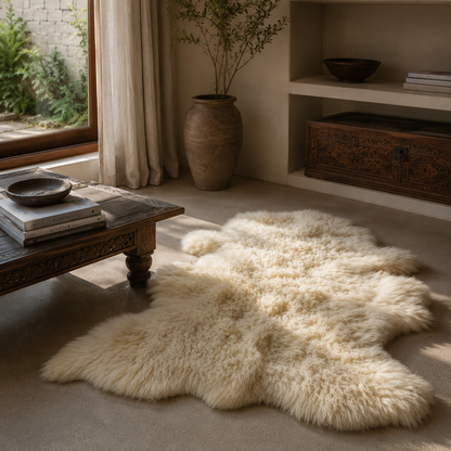 SHEEP SKIN RUG SR-112 36x27 INCH