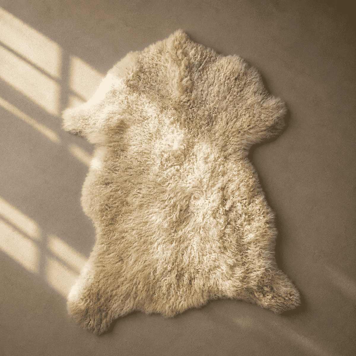 SHEEP SKIN RUG SR-113 34x25 INCH