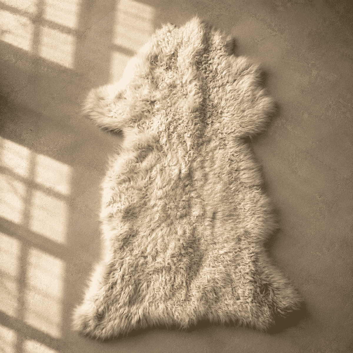 SHEEP SKIN RUG SR-115 36x27 INCH